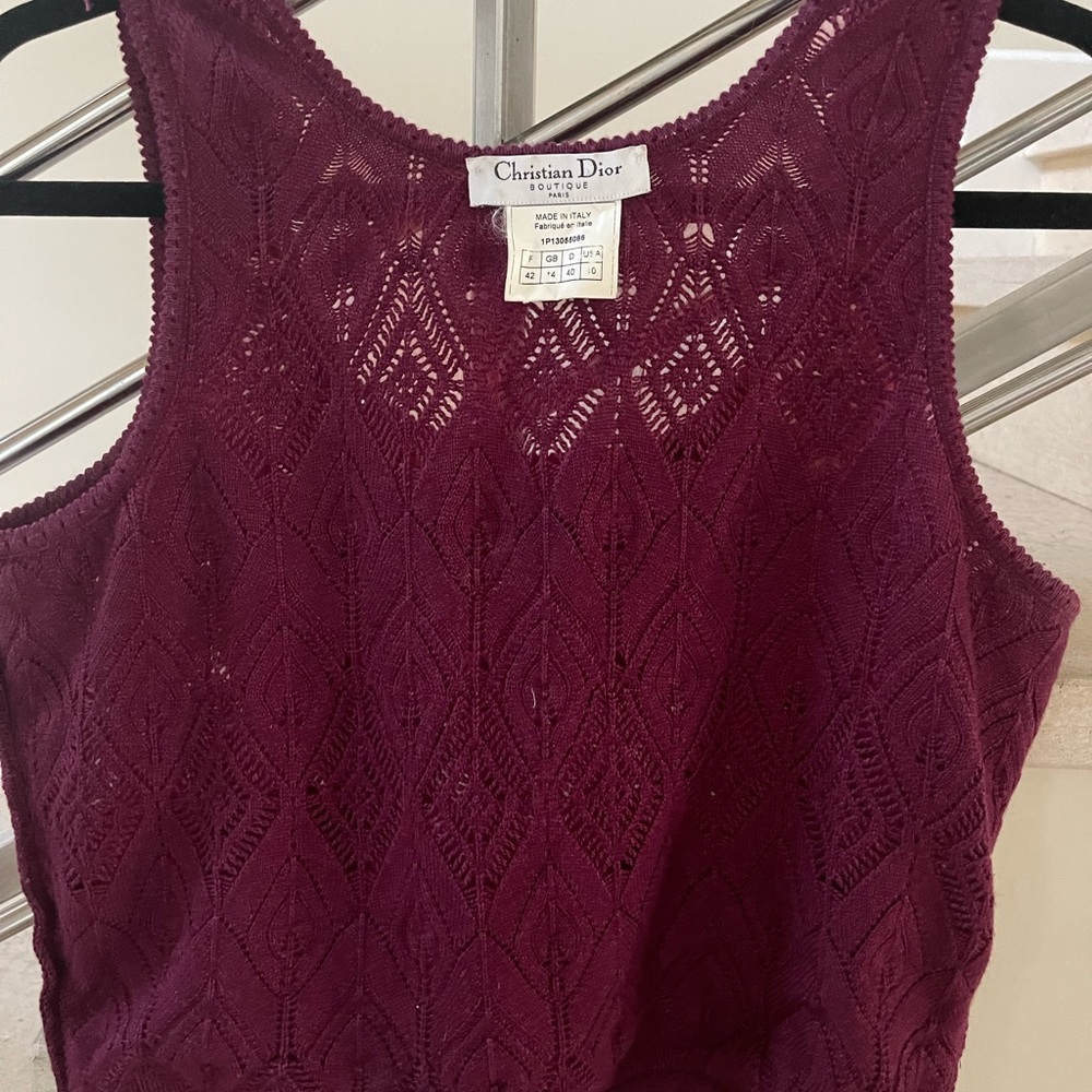 VINTAGE CHRISTIAN DIOR TOP - Picture 2 of 15